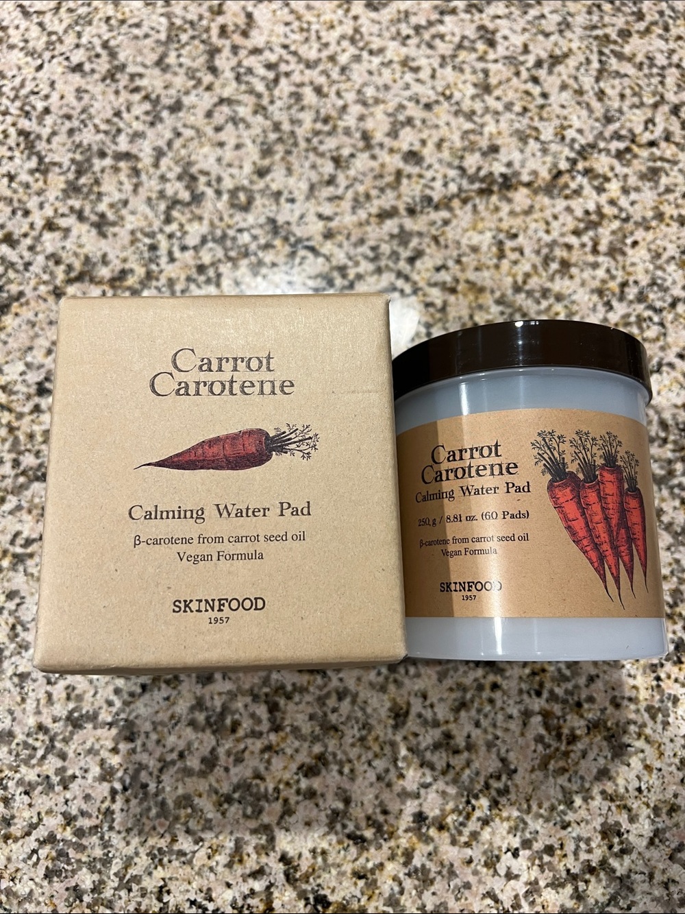 Carrot Carotene Calming Water Pad - Brown/Beige